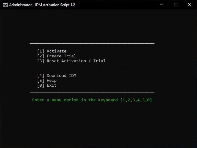 IDM Activation Script