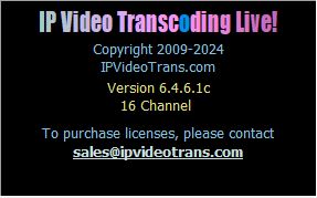 IP Video Transcoding Live