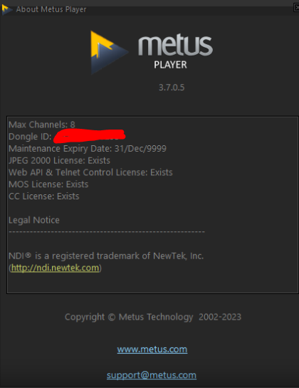 Metus Player