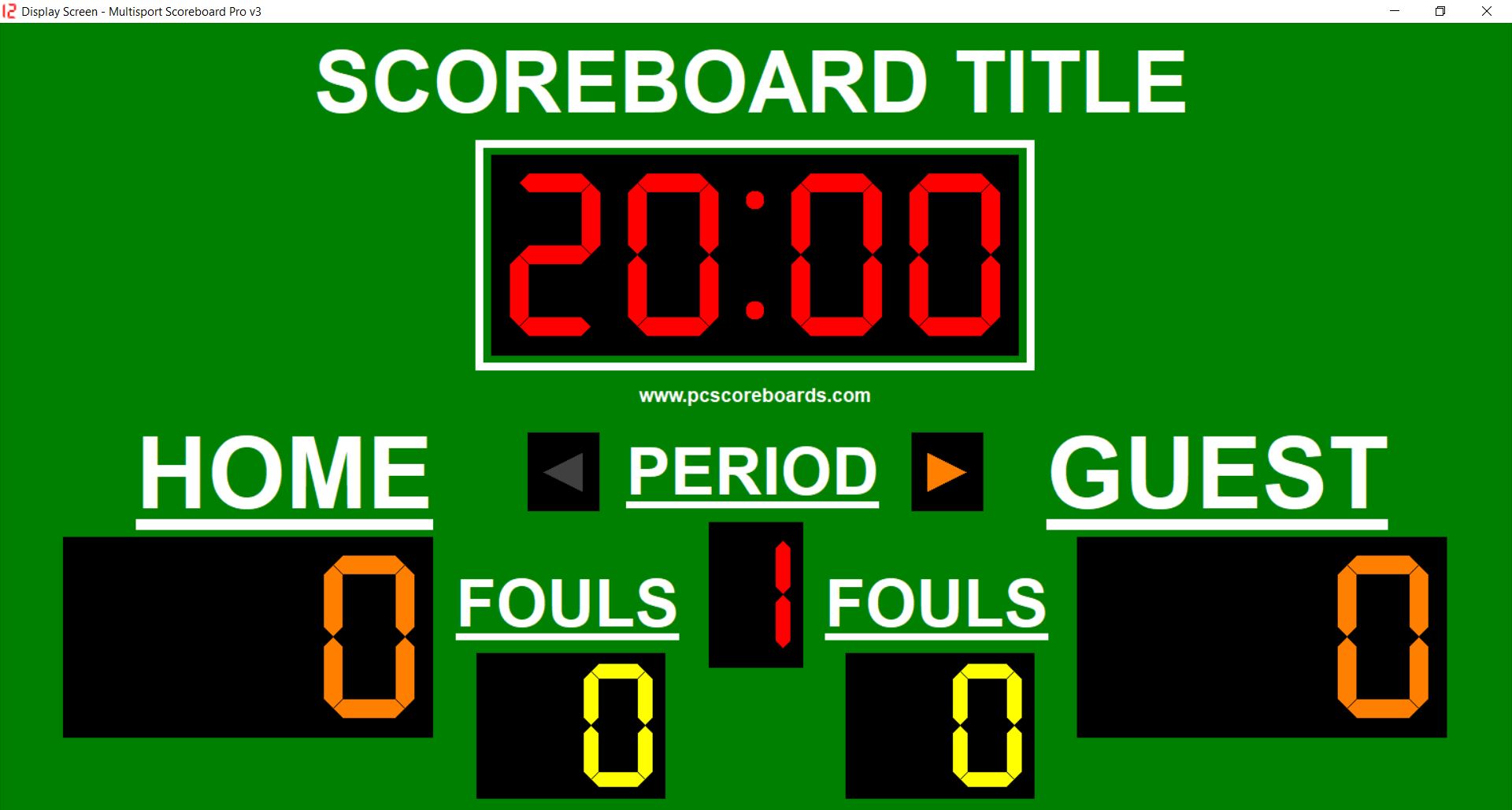 Multisport Scoreboard Pro