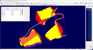 “AGTEK Gradework 4D V1.12.3 X64 interface displaying 3D earthwork modeling and visualization tools”